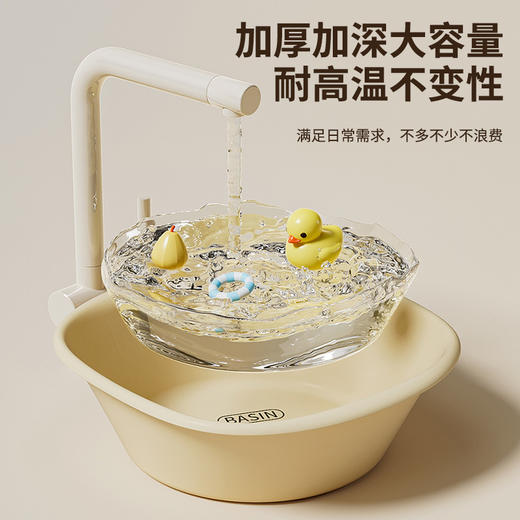 「加厚耐用！多款尺寸」加厚洗脸盆塑料中学生宿舍大中小号居家日用洗衣服盆子婴儿小面盆 商品图1