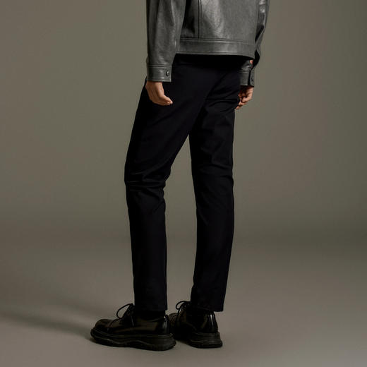 GXG男装 黑色弹力小脚休闲长裤 秋季热卖爆款休闲裤GEX10214223 商品图2