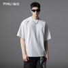 PINLI品立2025夏季新款重磅纯棉短袖T恤男士宽松拼接美式休闲体恤GD252111298 商品缩略图2