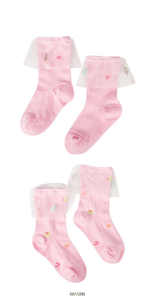 jnby  25年夏款  中筒袜  6P4N13290 商品图12