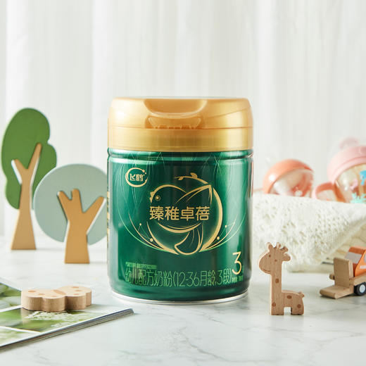 【有机奶】3段飞鹤臻稚卓蓓婴幼儿配方奶粉新生儿12-36月龄700g*1罐 商品图0