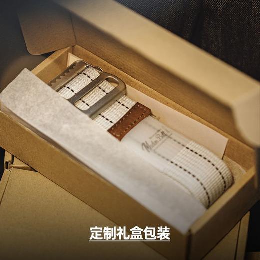 工装优选美式复古Navy海军编织腰带免打孔阿美咔叽腰链配饰男女 商品图4