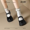 ZHR则则亮面玛丽珍鞋女2025春季新款英伦风单鞋软底绑带可爱jk鞋 商品缩略图7