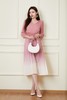 Le Malene 浪漫粉色渐变百褶连衣裙 19940 商品缩略图2