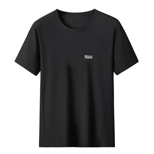 【冰丝速干】【DK】大依优型大码短袖T恤加肥大码半袖男夏季冰丝弹力凉感打底衫胖子圆领运动T恤 商品图0