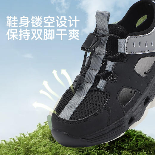 B.Duck小黄鸭童鞋男童运动鞋夏季儿童网面鞋女童轻便透气26-33 B2686823 商品图2