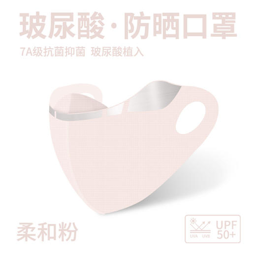 【29.9抢2个❗UPF50+玻尿酸防晒口罩】V型立体塑颜，自带瘦脸特效，凉感面料轻薄透气，面罩透气防紫外线UPF50防尘亲肤QQ 商品图8