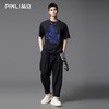 PINLI品立2025夏季新款男士天马烫钻圆领短袖T恤上衣BG252111033 商品缩略图1