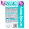 【中商原版】English in One Minute Famous Speeches 英语一分钟 经典演讲 Engbridge Education 商品缩略图1