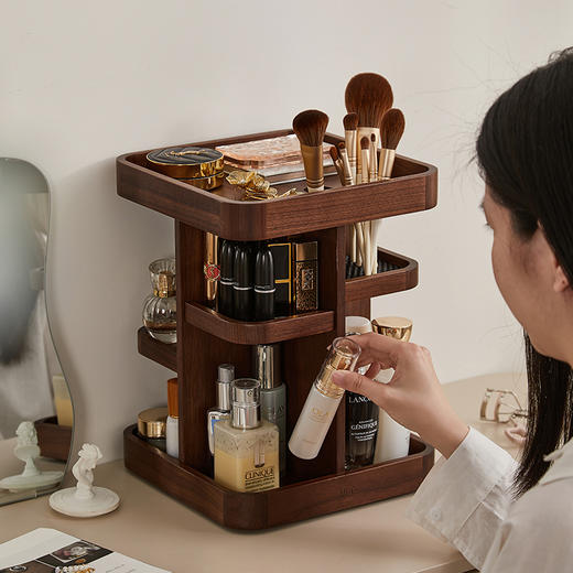 初心| 旋转化妆品收纳架 商品图2