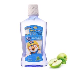 韩国 Pororo/啵乐乐 儿童 6无 漱口水300ml 苹果香（25年8月）