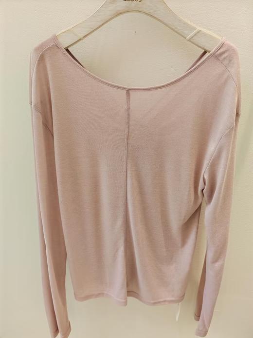 【门店同款】ENJOY夏季性感V领镂空长袖T 158592915 商品图4