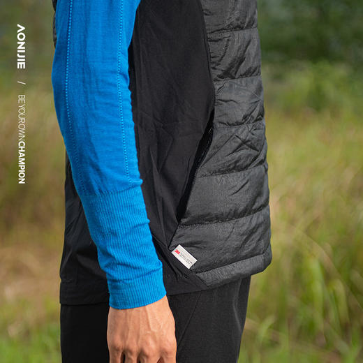 奥尼捷保暖背心轻量透气运动背心新雪丽棉保暖马甲轻薄休闲背心 F5107 商品图4