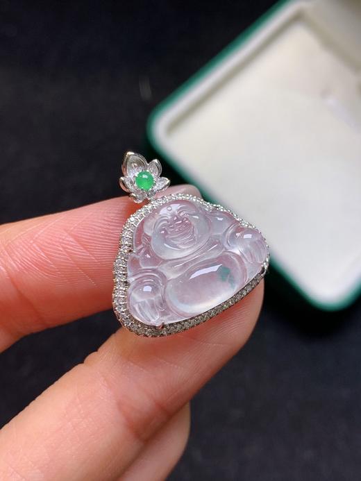 佛公翡翠吊坠 商品图0