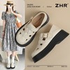 ZHR则则厚底罗马凉鞋女新款夏季包头编织猪笼鞋两穿镂空洞洞鞋女 商品缩略图8