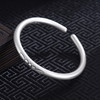 子佩集S999银【莲韵芳华】手工纯银手镯原创设计【55023164】2503 商品缩略图1