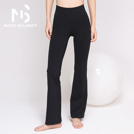 2025春夏Makebalancy/慕柏郦燃脂喇叭裤高腰提臀塑形无尴尬线2358 商品图2