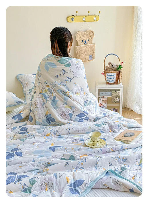 【🔥速冲】【授权月底到期 亏本清仓❗️❗️】韦莎A类凉感夏被，多花型，多尺寸❗️高品质还抗菌~​ ​ 低至69.9元起~​ ​ 马上快到夏天了，赶紧闭眼入~ 商品图6