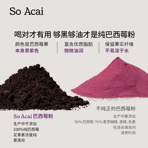 品牌直发 So Acai 巴西莓粉 100g/罐  1罐装/2罐装 商品图2