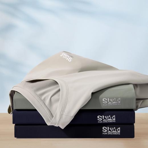 【冰丝速干】【DK】大依优型大码短袖T恤加肥大码半袖男夏季冰丝弹力凉感打底衫胖子圆领运动T恤 商品图2