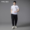 PINLI品立2025夏季新款男士短袖POLO衫植绒印花修身休闲百搭上衣BG252112027 商品缩略图2