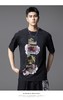 PINLI品立2025夏季新款男士圆领落肩印花短袖T恤上衣BG252111019 商品缩略图0