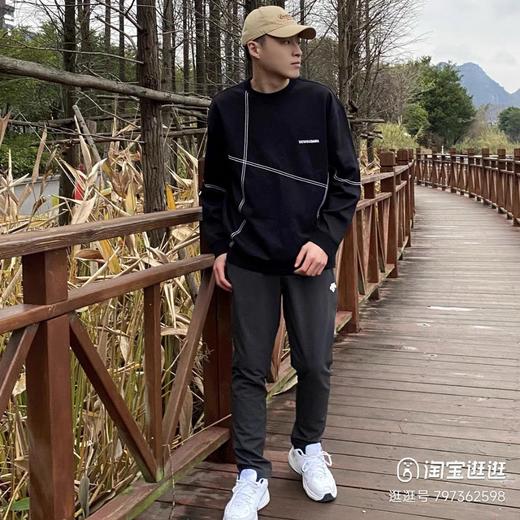 DST男子春夏梭织速干运动长裤~黑灰色 透气性超强，适合各种环境 商品图4