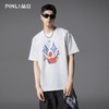 PINLI品立2025夏季新款男士圆领小丑印花短袖T恤上衣GD252111327 商品缩略图4