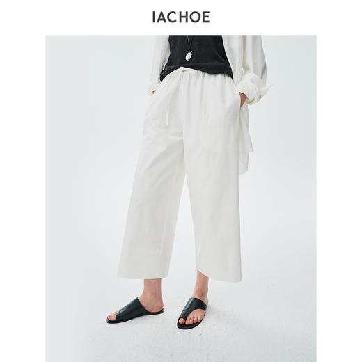 棉仓3621518019-IACHOE八分休闲裤全棉 商品图3