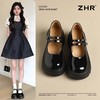 ZHR则则亮面玛丽珍鞋女2025春季新款英伦风单鞋软底绑带可爱jk鞋 商品缩略图2