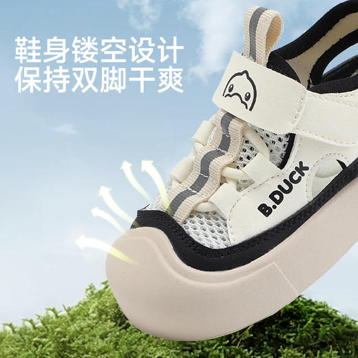 B.Duck小黄鸭童鞋男童学步鞋春夏款儿童透气运动鞋22-26 B2686880 商品图2
