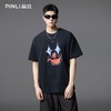 PINLI品立2025夏季新款男士圆领小丑印花短袖T恤上衣GD252111327 商品缩略图0