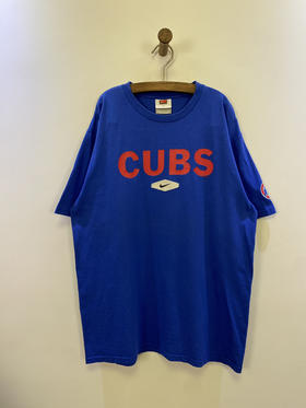 Y2K Vintage NIKE 耐克 TEAM 贴布绣 MLB 美国职业棒球大联盟 短袖T恤 _SST(M)