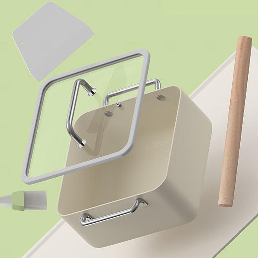 DStt都市太太悦厨苏派五件套炖锅食品级揉面垫切面板擀面杖硅胶刷套装 商品图3