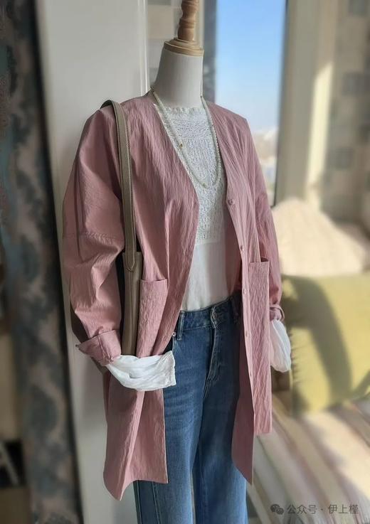 26年年初福利2~7折！两色V领风衣外套 商品图1