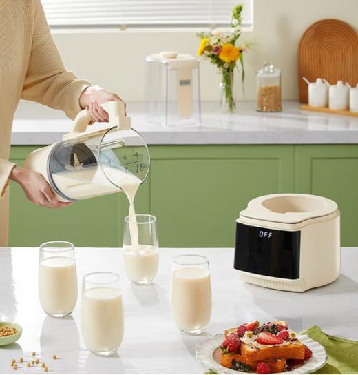 🍒【积米分体式柔音破壁机多功能辅食豆浆机YM-P2】 🤩【轻音破壁】免泡免滤，🌸醇享丝滑，细腻好滋味！ 🎈整机分体更方便！彩屏智控，12大功能，1.6L大容量全家享用！💯 商品图1