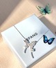 何F贝母花花蝴蝶项链 商品缩略图2
