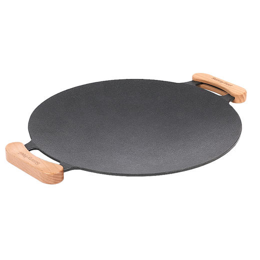 SunnyFeel户外厨具露营铝合金烤盘_便携烧烤煎盘韩式烤肉盘 商品图4