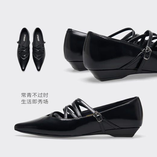 星期六都市丽人时髦尖头浅口单鞋SSD1111180 商品图10