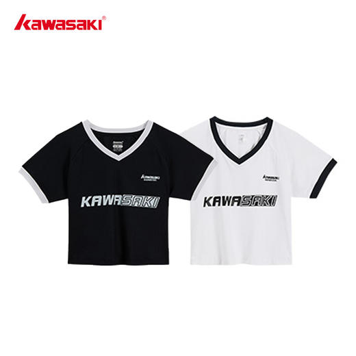 川崎 女款 休闲短袖T恤 K1C01-C2212 商品图0