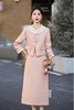 ANSUABEL 粉色气质花边珍珠领外套半裙套装 20105 商品缩略图0