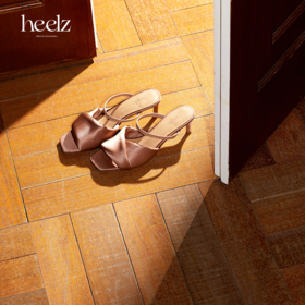 艺术工坊系列 | heelz手工翻折真丝凉鞋6公分