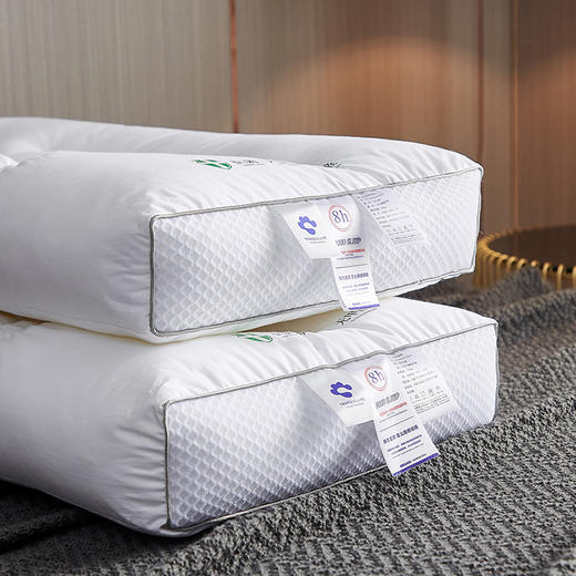 自然醒可水洗人体工学分区四维枕超柔助深睡眠枕头枕芯家用一对护颈椎睡觉专用酒店低枕头男XK 商品图14