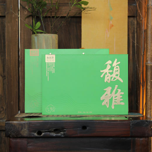 【2026春茶新品】象窝馥雅绿茶礼盒装 120克/盒 象窝9号绿茶 纯手工采摘一芽二三叶 商品图2