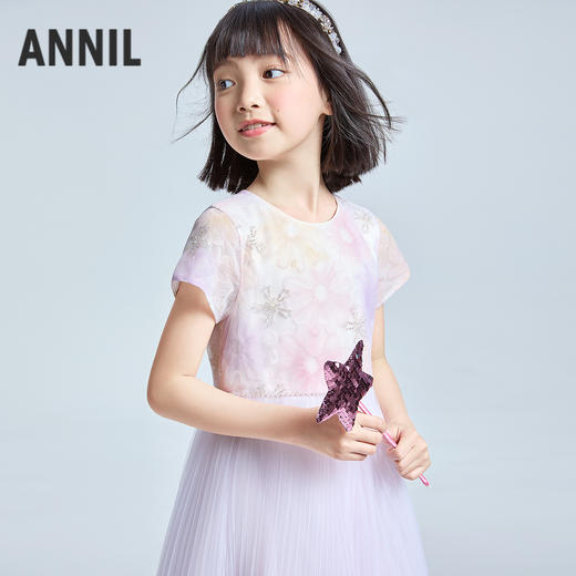 女童礼裙夏季新款安奈儿童装实体店同款AG523673 商品图0