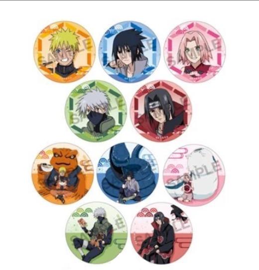 火影忍者 AJ2025xCrux 吧唧 徽章 10包/盒 谷子 商品图0