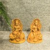 新款文殊/普贤菩萨°黄杨摆件 商品缩略图0