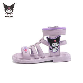 hellokitty库洛米儿童凉鞋夏季女童罗马凉鞋宝宝沙滩鞋26-37 KU5526871