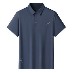 【冰丝弹力】【DLS】大依优型大码短袖POLO衫翻领加肥加大男士大号透气舒适夏季半袖上衣
