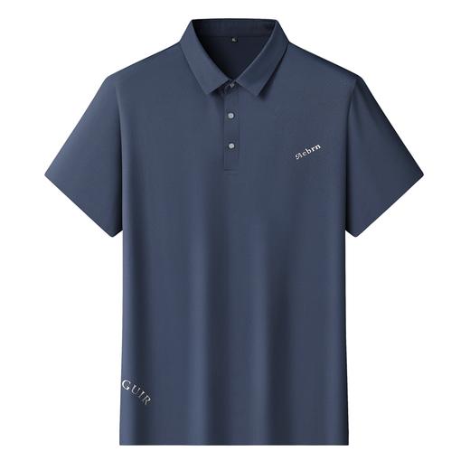 【冰丝弹力】【DLS】大依优型大码短袖POLO衫翻领加肥加大男士大号透气舒适夏季半袖上衣 商品图0